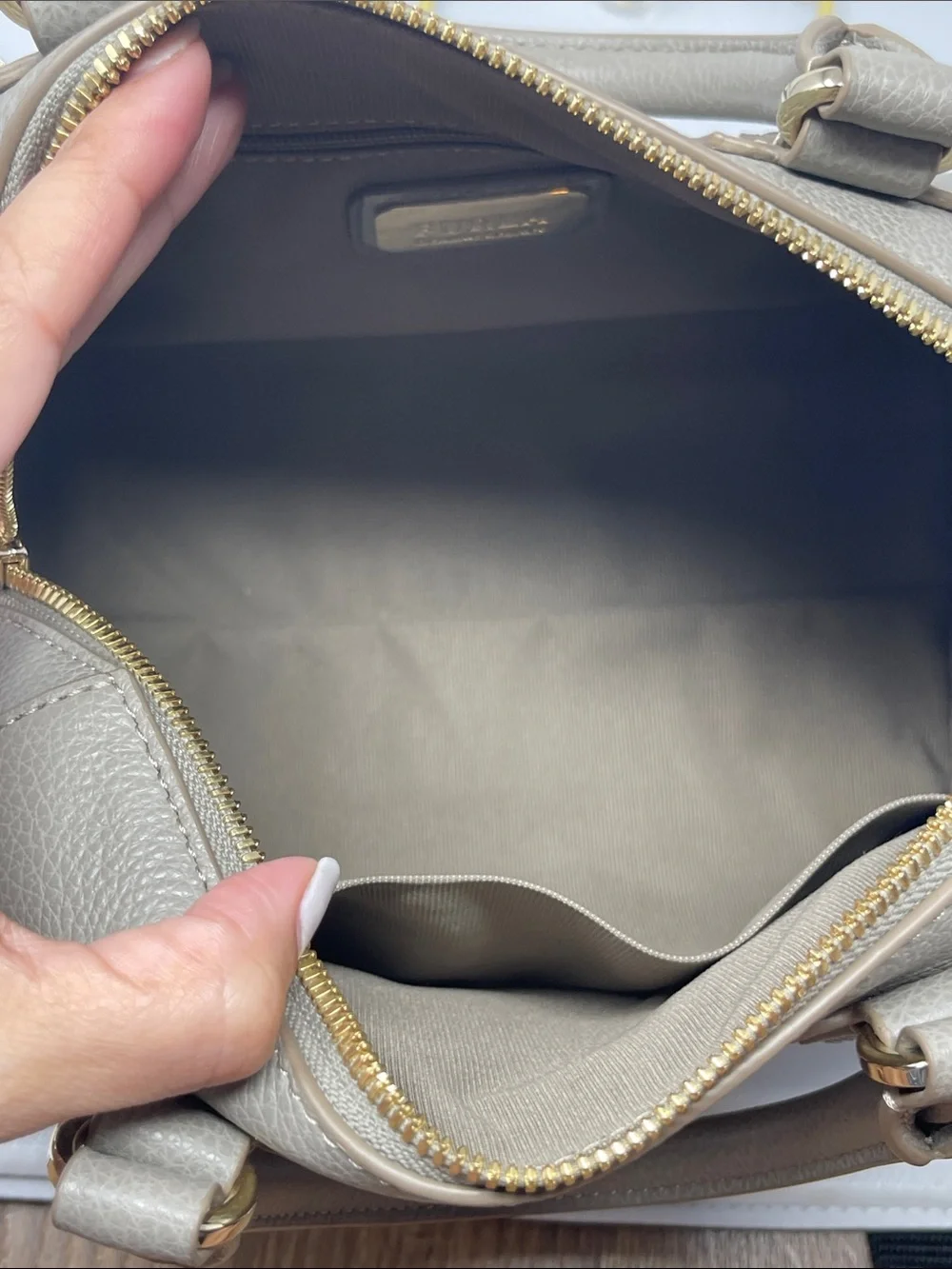 Furla satchel pebbled